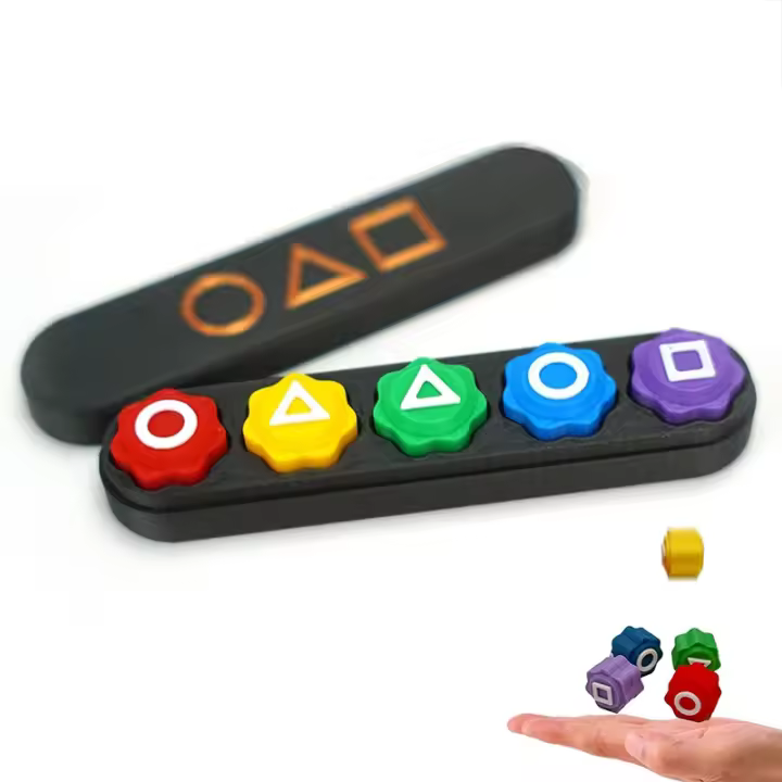 Juego Tradicional Coreano De Piedras De Tiro Gonggi 5pcs Divertido Juego De Coger Piedras Entrenamiento De Coordinación Mano-Cerebro Adorno De Escritorio - 1