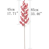 Bouquet De Berries Rojos Artificiales Para Decoración De Navidad Árbol De Navidad Adornos De Año Nuevo 2023 Accesorio De Flores Falsas Para El Hogar - details 12
