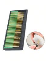 30pcs Brocas De Diamante Dorado Mini Con Caja Herramientas Rotatorios Para Taladro Eléctrico Y Dremel Herramienta De Trabajo Manual - details 5