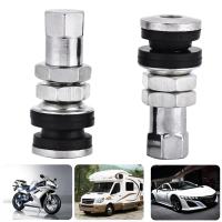 10pcs Válvulas De Rueda De Metal Para Coche Camión Motocicleta Con Tapa Antipolvo Corto Estilo TR161 - details 6