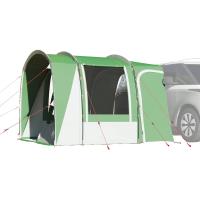 vidaXL Tienda de campaña de coche 4 personas impermeable gris-naranja en color Gris y naranja/Verde/Azul - details 1