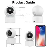 Cámara De Seguridad IP WiFi Inalámbrica 5MP 5G Con Visión Nocturna Y Rastreo Automático AI Monitor De Bebé Sistema De Vigilancia Doméstica Interior - details 4