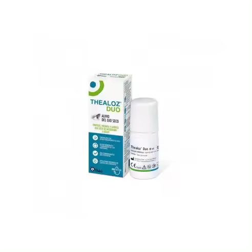 THEALOZ DUO Colirio Ojo Seco Hidratante y Protector 10ml - 1