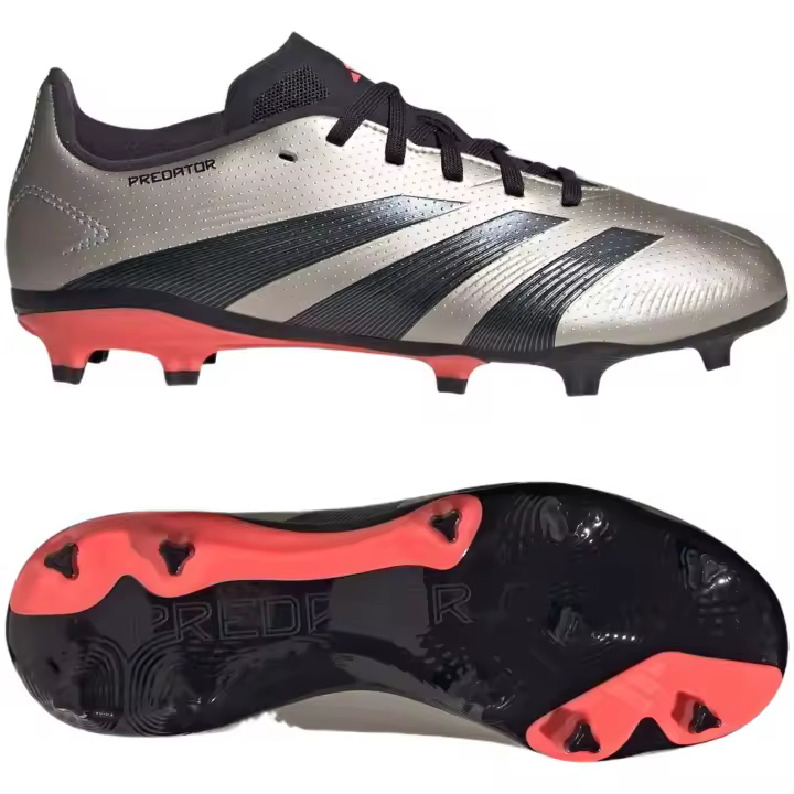 Botas de Futbol Adidas Predator League Fg para niños unisex en color dorado - 1