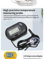 Termómetro Para Acuario Electrónico Digital Impermeable Con Ventosa Para Pecera Reptiles Tortugas Y Mascotas Medición De -50 a 70℃ - details 3