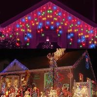 Luces De Hielo LED Para Jardín Y Fiestas Decoración De Navidad Guirnalda De Luces De Encaje 5M 0.4-0.6m 110V 220V Para Bodas Y Cumpleaños - details 10