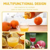 Squeezer De Limón Portátil Manual Herramienta De Jugo Lavable Con Filtro Integrado Para Limón Y Naranja Material PP - details 1