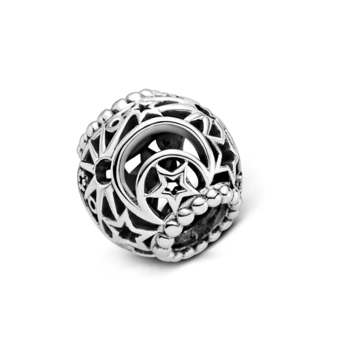 PANDORA Passions Dijes con diseño de Lunas y estrellas-Encanto, Comes con embalaje de Caja de Joint original - 1