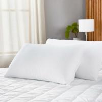 Funda de Almohada PU Tacto Coralina Rizo, Impermeable, Antialérgica, Transpirable, con Cremallera lateral, Varias Medidas. Juego de 2/4/6 Fundas de Almohada, Protector de Almohada Microfibra Mullida Extra Suave - details 1