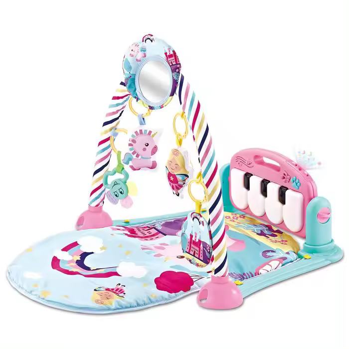 Tapete de atividades Kikka Boo Piano Pink Rainbow - 1