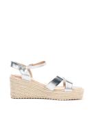 Wunder Spring alpargatas doradas cuña alta de espartos con plataforma plantilla acolchada comodidad y estilo para el verano - details 11