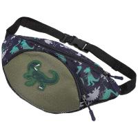 Bandolera, Bolso de hombro, riñonera de Dinosaur para niños (Verde) - details 3