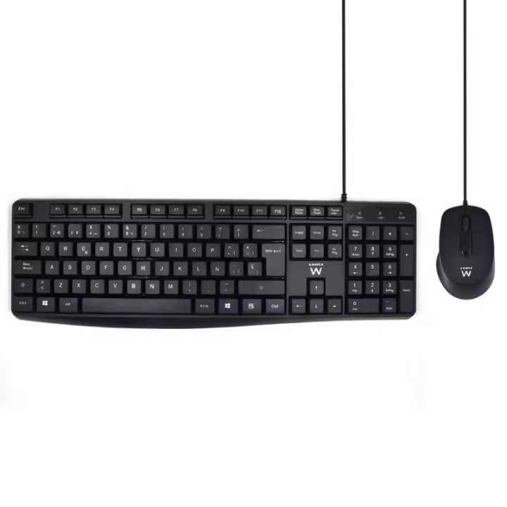Ewent keyboard and mouse game with silent typing - 1