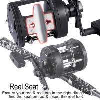 Carrete De Pesca En Agua Salada Sougayilang Serie 3000 4000 Carrete De Trapecio Derecho Para Pesca En Oceano Y Río Material Plástico - details 6