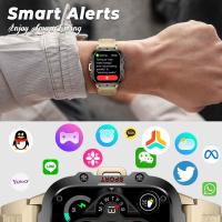 Reloj inteligente Frecuencia cardíaca y presión arterial Rastreador de actividad del sueño Reloj inteligente resistente al agua para exteriores de 1,96 pulgadas Más de 100 modos deportivos Llamadas Bluetooth (para iOS Android) - details 7