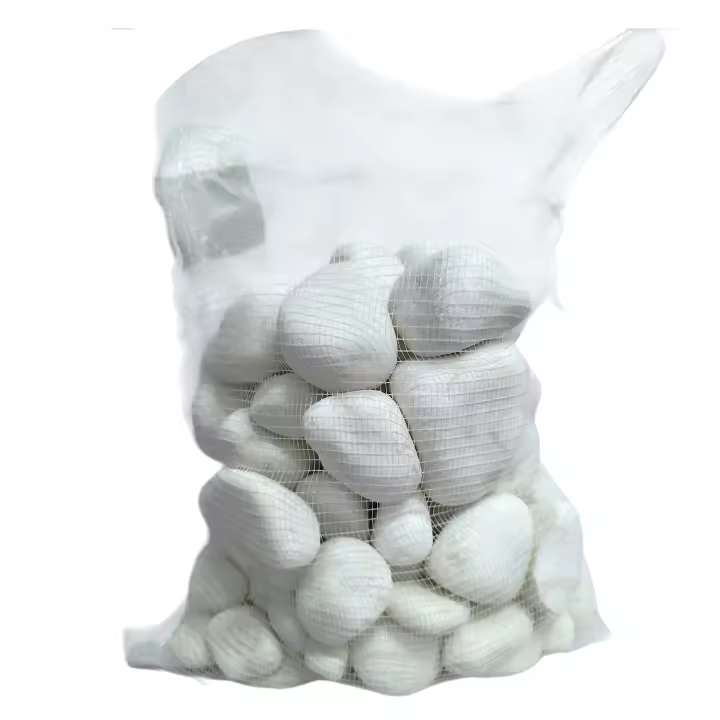 Piedras Decorativas Blanca Canto Rodado 40-60 mm 20 kg – Ideal para Jardines, Rocallas, Macetas Grandes y Paisajismo Exterior - 1
