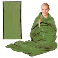 Bolsa De Dormir De Sobrevivencia Portátil Impermeable Para Emergencias De Viaje Al Aire Libre Equipamiento De Camping Saco Térmico Kit De Rescate De Primeros Auxilios Mylar Blanket - details 2