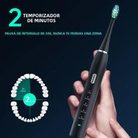 Cepillo De Dientes Eléctrico Para Adultos Con 7 Cabezas De Repuesto Bricles De Nylon Ultra Suaves Para Limpieza Oral Carga Inalámbrica Por Inducción Tiempo De 2 Minutos Regalo Ideal Para Hogar Y Viaje - details 5