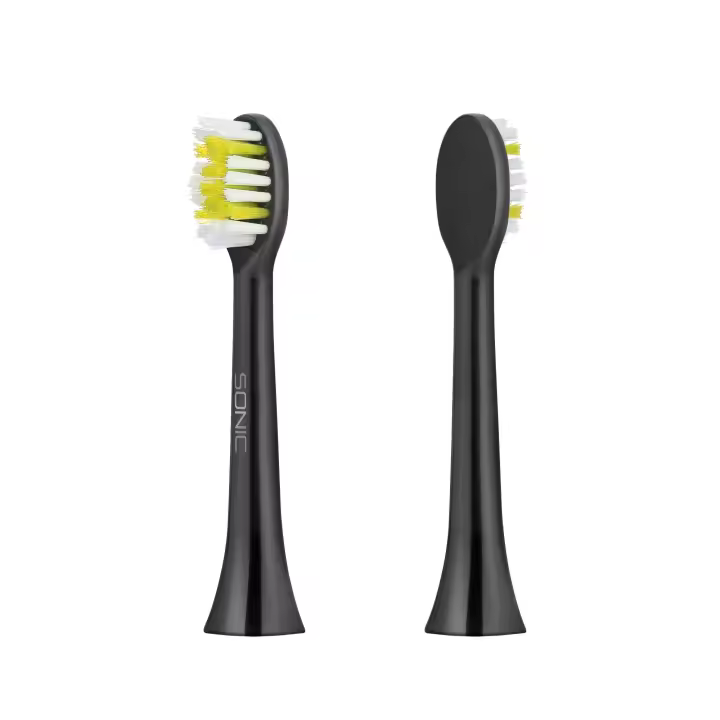 Cabezales de cepillo de dientes suaves Teesa SONIC BLACK - 1