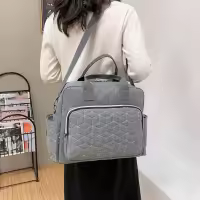 Bolsa de pañales para bebé, bolso de viaje impermeable para mamá, bolsos de hombro para cochecito de mamá - details 1