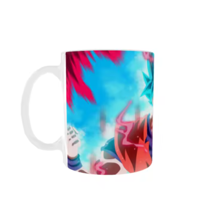 Taza Goku Azul Super Saiyan God – Dragon Ball Super | Cerámica Stamina - 1