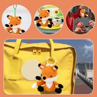 Kit De Crochet Con Pelotas De Hilo Y Agujas Para Animales Fox Ferret DIY Incluye Marcadores De Patrón Y Herramientas De Tejido - details 4