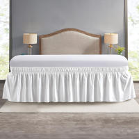 Envolvente Sábana De Cama Con Volantes Fácil De Ajustar Antiarrugas Lavable Resistente Al Desvanecimiento Decoración Para Hogar Para Rey Queen Twin - details 1