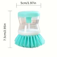 Cepillo De Limpieza Para Platos Con Dispensador De Jabón Durable Y Antideslizante Para Ollas Y Sartenes Diseño Ergonómico Para Cocina - details 5
