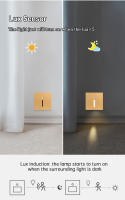 Lámpara De Pared Revestida LED Con Sensor PIR Para Pasillos Escaleras Y Estepes Iluminación Moderna Interior Para El Hogar Incluye Bombillas - details 3