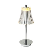 Lámpara De Mesa Recargable Con Sensor Táctil De Diamante De Cristal Luz Nocturna LED Dimmable En 3 Colores Para Decoración Del Hogar Sin Cable - details 8