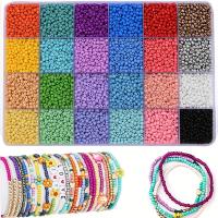 Kit De Cuentas De Vidrio DIY Con Cuentas De Arcilla Y Letras Para Fabricación De Joyas Y Manualidades En Lote - details 0