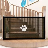Set De Vallas Para Perros Portátil Plegable Y Transpirable Seguridad De Red Aislada Para Puertas Y Escaleras Fences Para Mascotas - details 0