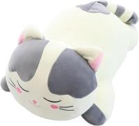 Almohada de Plush Grande con forma de Gato para Abrazar, Juguetes de Plush Super suave para gatitos, Regalos para niños, Niñas, Cama, Navidad, San Valentín, 23,6" - details 2