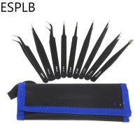 Set De Pinzas De Precisión ESD En Acero Inoxidable Anti-estática Para Reparación Industrial Y Soldadura De Electrónica Herramientas Antimagnéticas - details 0