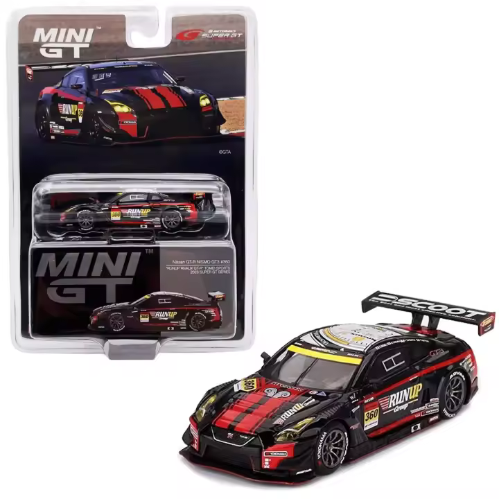 Mini GT Nissan GT-R Nismo GT3 “Runup Rivaux GT-R” Tomei Sports 2023 Super GT Series - 1