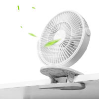Ventilador De Escritorio Recargable USB Con Clip 360° Rotativo 2 En 1 Vertical Y Clip Mini Ventilador De Escritorio USB Poderado - details 0