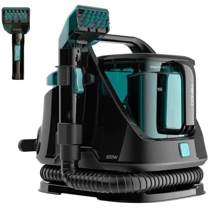 Cecotec 8441 Conga 5000 Carpet&Spot Clean XXL Aspirador de tapicerías Spot & Carpet Clean. Potencia de 650 W. Dos depósitos. Pulverizador de agua y 12 kpa de succión. - 1