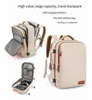 Mochila de viaje para avión para hombre y mujer, bolsa para ordenador portátil, equipaje de gran capacidad, mochilas multifuncionales expandibles para avión de negocios - details 6
