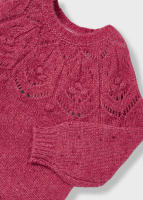 JERSEY DE NIÑA DE LANA  COLOR FUCSIA - MARCA MAYORAL. - details 2
