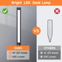 Lampara Escritorio Portátil LED, 120-500 Lumen Flexo LED Escritorio, USB / Recargable 5 Modos Flexo Escritorio, Lampara LED Escritorio Plegable & ajustable,Lampara de Mesa,Lampara de Escritorio, Luz Escritorio Lamparas LED - details 4