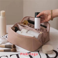 Bolso De Maquillaje Para Viajes Grande Y Portátil De Cuero PU Multifuncional Impermeable Para Mujer Bolsa De Lavado Para Baño - details 3