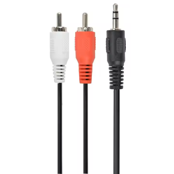CABLE AUDIO GEMBIRD CONECTOR 3,5MM A RCA 2,5M - 1