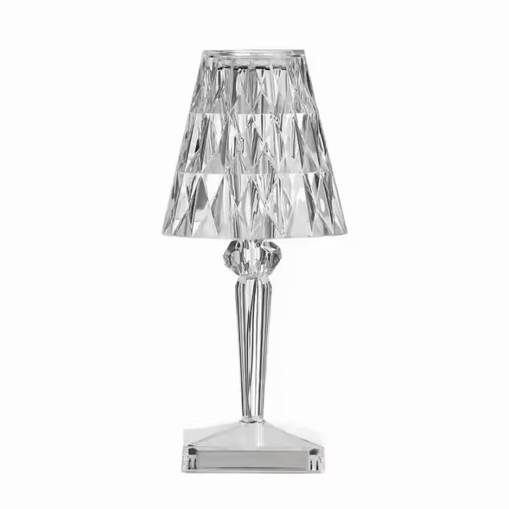 SSIT Lámpara de Noche para Dormitorio con Diamante Rosa - 1