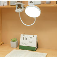 Lámpara De Mesa USB Recargable Lámpara De Escritorio Clip Lectura De Noche Luz LED Táctil 3 Modos Dimming Protección Ocular Con Cable De Enchufe - details 19