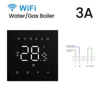 Termostato De Calentamiento Wifi Tuya Para Suelo Calentado Digital Regulador De Temperatura Alexa Google Home 220V 16A Color Blanco Y Negro - details 17