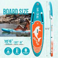 Tabla Paddle Surf FunWater Hinchable Antideslizante | Ultrarresistente, Ligera y Estable | Incluye hinchador, Remo, Aleta y Kit de reparación, Tabla SUP, Tablas de paddle surf - details 0