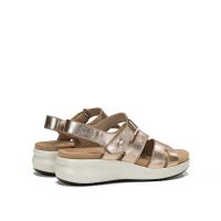 Sandalias planas de Mujer FLUCHOS F1478 CAVA SANDALIA TIRA VELCRO LAMINADO CAVA 35068 25V - details 6