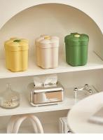 Basura De Escritorio En Forma De Flor 1pc Mini Bote De Basura Para El Hogar Y Dormitorio Para El Baño Y Uso Diario - details 1