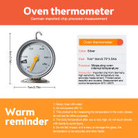 Termómetro De Horno De Acero Inoxidable Con Soporte Para Hornear BBQ Cocinar Medición De Temperatura De Alimentos Uso Doméstico Escala De 50-280 Celsius - details 1