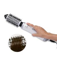 Peine Secador De Pelo Automático 2 En 1 Para Estilizar Lustrar Y Aplanar Cepillo De Secado Redondo Ionizado Voluminizador Universal Con Aluminio - details 0